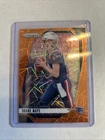 2024 Panini Prizm - Rookies Drake Maye #329 Orange Lazer Prizm (RC)