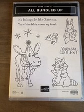 Stampin Up Cling Mount Stamp Set All Bundled Up