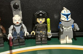 LEGO Star Wars Minifigure Lot of 6 Captain Rex sw0314 Luminara sw0310 Asajj sw03