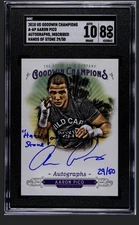 2018 Upper Deck Goodwin Champions Autograph AARON PICO /50 - SGC 8/10 Auto