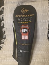 Dunlop Max Superlong Tennis Racket w/ Cover - 4 3/8, OS, Longbody, Unstrung