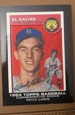 Topps 2014 Al Kaline RCP-1 Commemorative Rookie Patch Detroit Tigers Card. rookie card picture