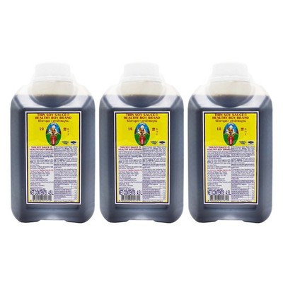 Healthy Boy Thai Helle Sojasauce 3x4,5L Soy Sauce light Sojasosse Kanister