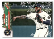 Ronny Rodriguez 2020 Topps Holiday Baseball #HW179 Milwaukee Brewers