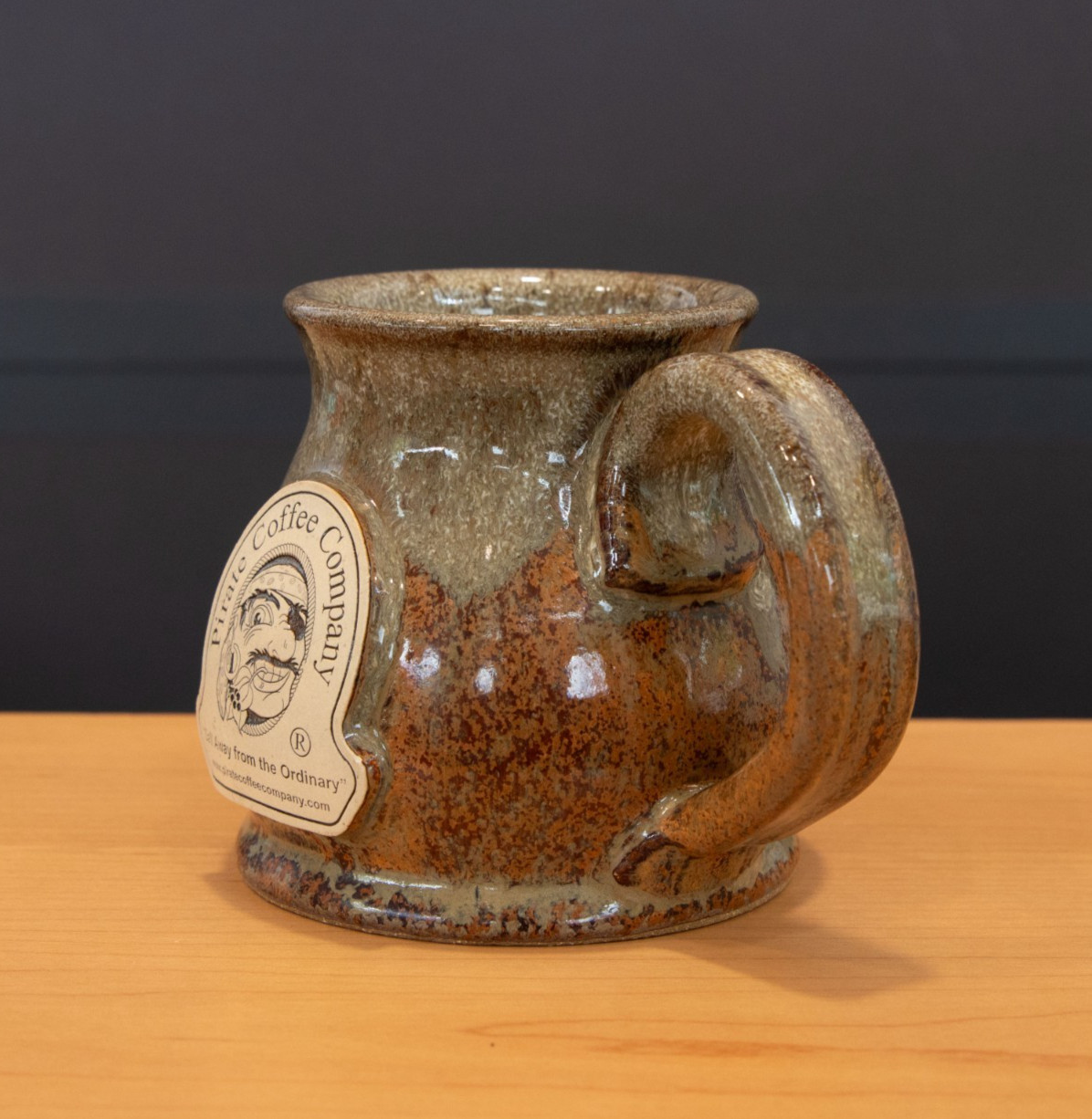 Sunset Hill Stoneware Pirate Coffee Company Mug 12oz