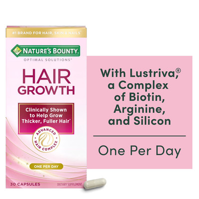 Nature S Bounty Hair Support Supplement with Biotin 30 Capsules