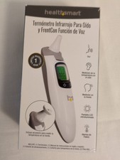 Healthsmart Talking Infrared Ear/Forehead Thermometer, w/Forehead Scan Attachmt