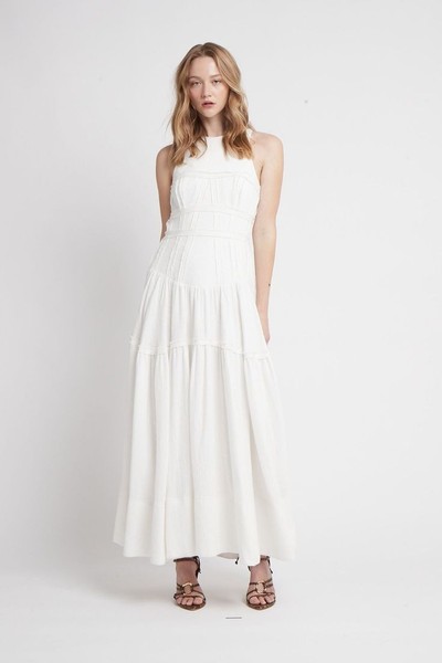 Aje Tidal Corset Midi Dress - Size 12