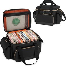 Vinyl Record Storage Box for 7 Inch Records, Bag Only Album Storage Carrying
