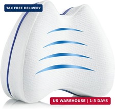 Knee Pillow for Side Sleepers Hip Pain Memory Foam - Leg Pillow for Side Sleepin