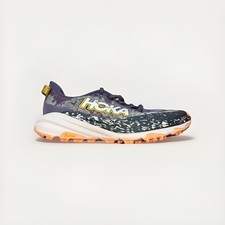 Hoka One One Speedgoat 6 Trail Running Shoes Womens Size 5.5 B Gray Orange