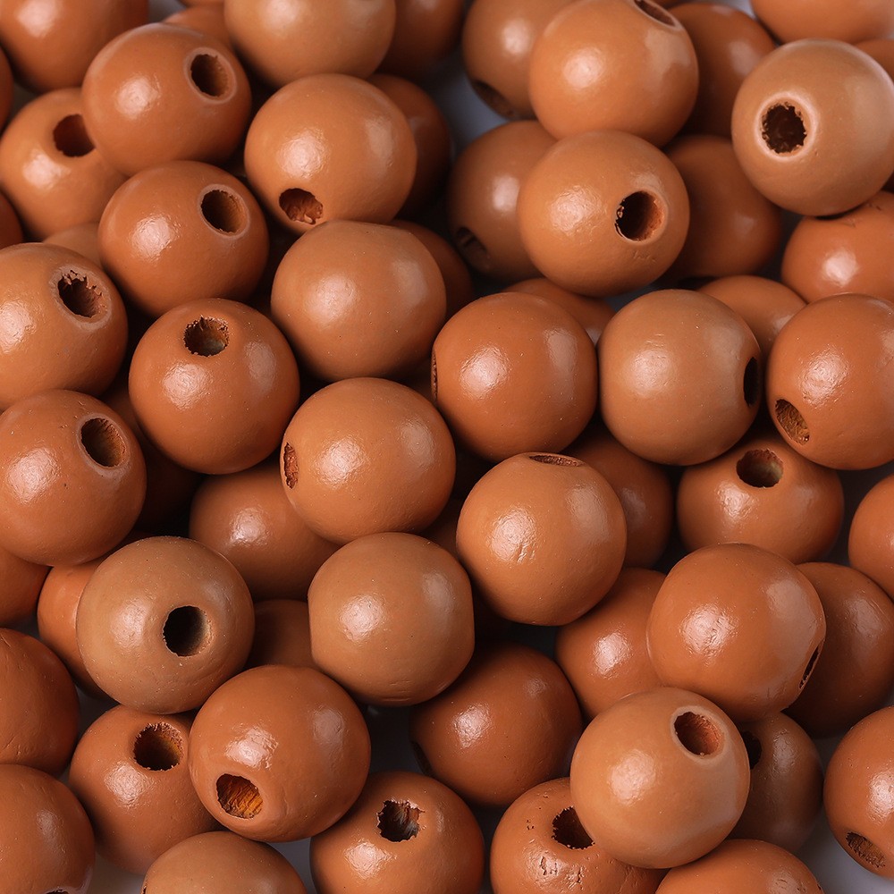 Wooden Round Beads 16mm Choose Colour, DIY Wood Craft Bead, Pack 40~200 Piece