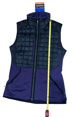 BRIEFING 新品　WOMEN’S HYBRID DOWN VEST M Patagonia Women's Hybrid Down Vest M Purple Black Polartec Full