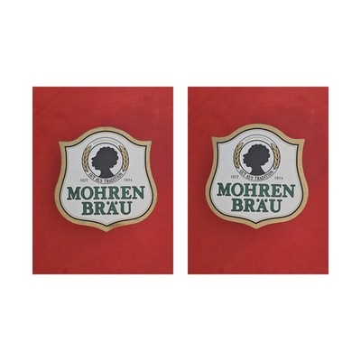 Mohren Bräu Gut from tradition brewery beer mat beer