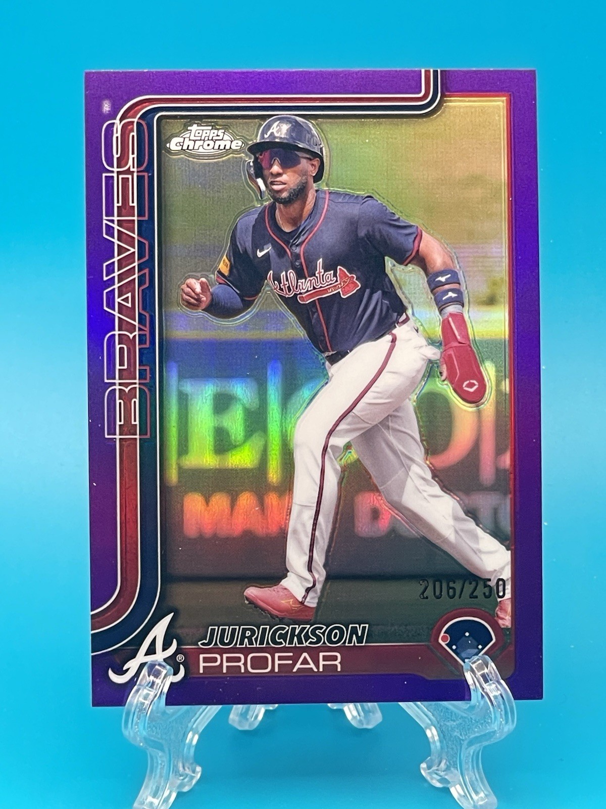 2025 Topps Chrome Jurickson Profar #143 Purple Refractor /250