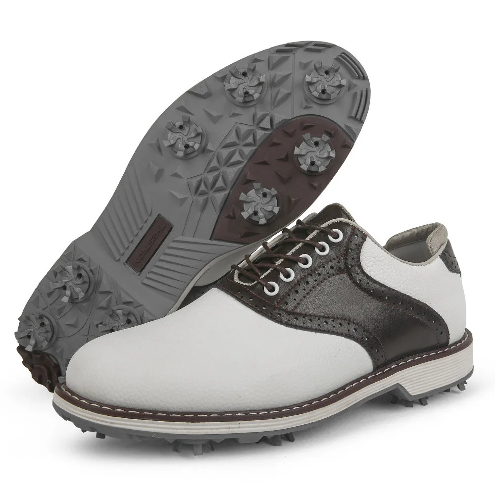 SAOLA Scarpe da golf uomo traspiranti suola a punta gomma calzature sportive per abbigliamento golf