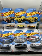 Hot Wheels Lot Of 6 Collectible New Cars. Camaro, Mustang, Shelby Cobra Box21 