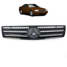 Sport Kühlergrill Schwarz glanz passend für Mercedes Benz SL (R129) ab 1989-2001 Sport Kühlergrill Schwarz glanz passend für Mercedes Benz SL (R129) ab 1989-2001