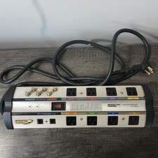 Monster Power Home Theater Power Center HTS1000 MKII Surge Protector 8 Outlets