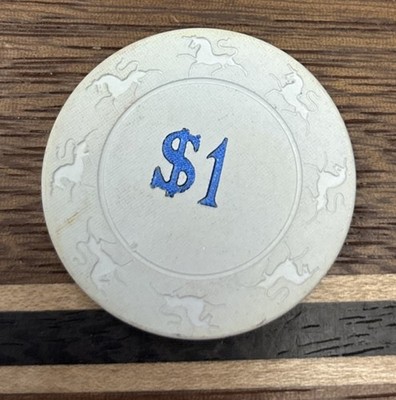 $1 UNIDENTIFIED CASINO casino gaming poker Roulette chip