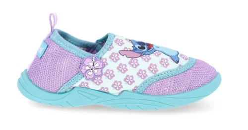 Disney Stitch water shoes for Girls Size 7/8 Blue Beach New - Picture 4 of 15