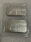 NWTM Stagecoach 1 oz Troy .999 Silver Divisible Bar Prepper In Plastic- Lot Of 2