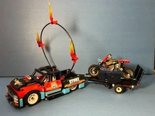 LEGO Technic Race Stunt Show Truck & Bike #42106 -Sold As Shown -See Description