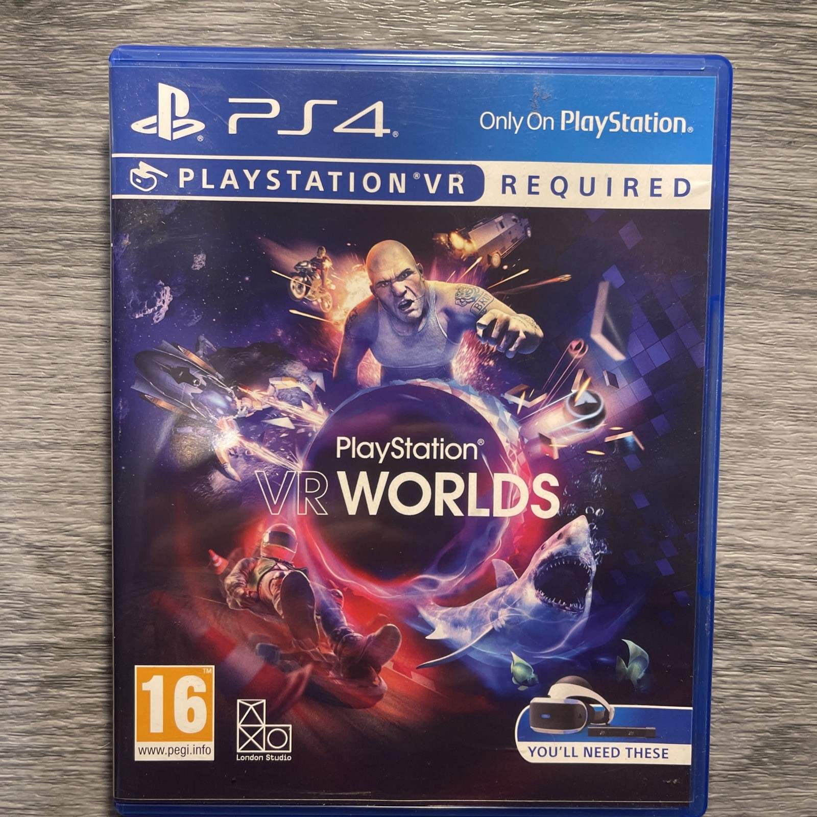 PlayStation VR Worlds PS4 Virtual Reality Adventure Video Game