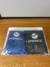 YQXCC 4 Pack Cooling Towel 47"x12" Ice Cool for Neck Microfiber Soft Blue Black