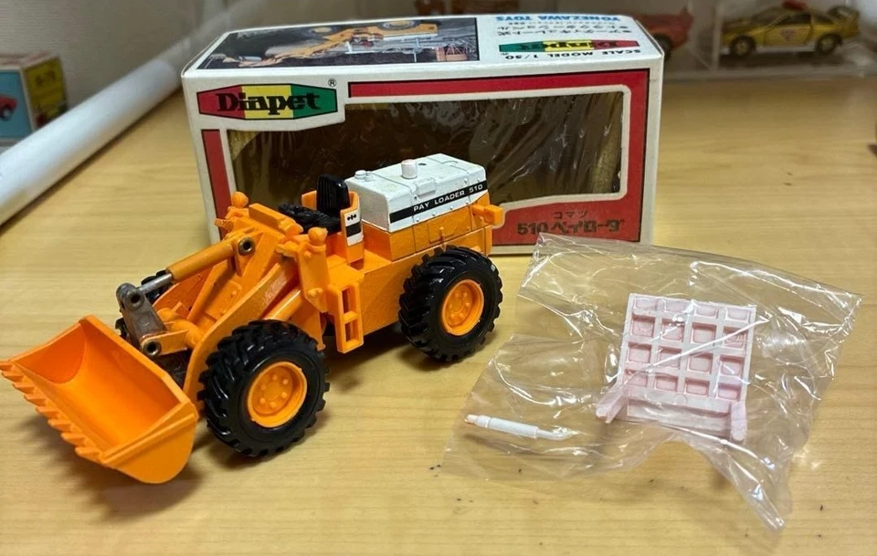 Yonezawa Toys Diapet 1/50 Scale Komatsu 510 Payloader Made in Japan Used Rare - Image 2 of 4