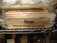 New Hermes Desk Nameplates, 1", 1.5, 2", Deluxe, 70 pcs