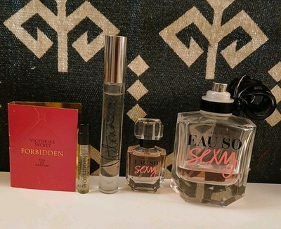 VTG Victoria s Secret Forbidden,Victoria & Eau So Sexy Parfume Discontinued RARE