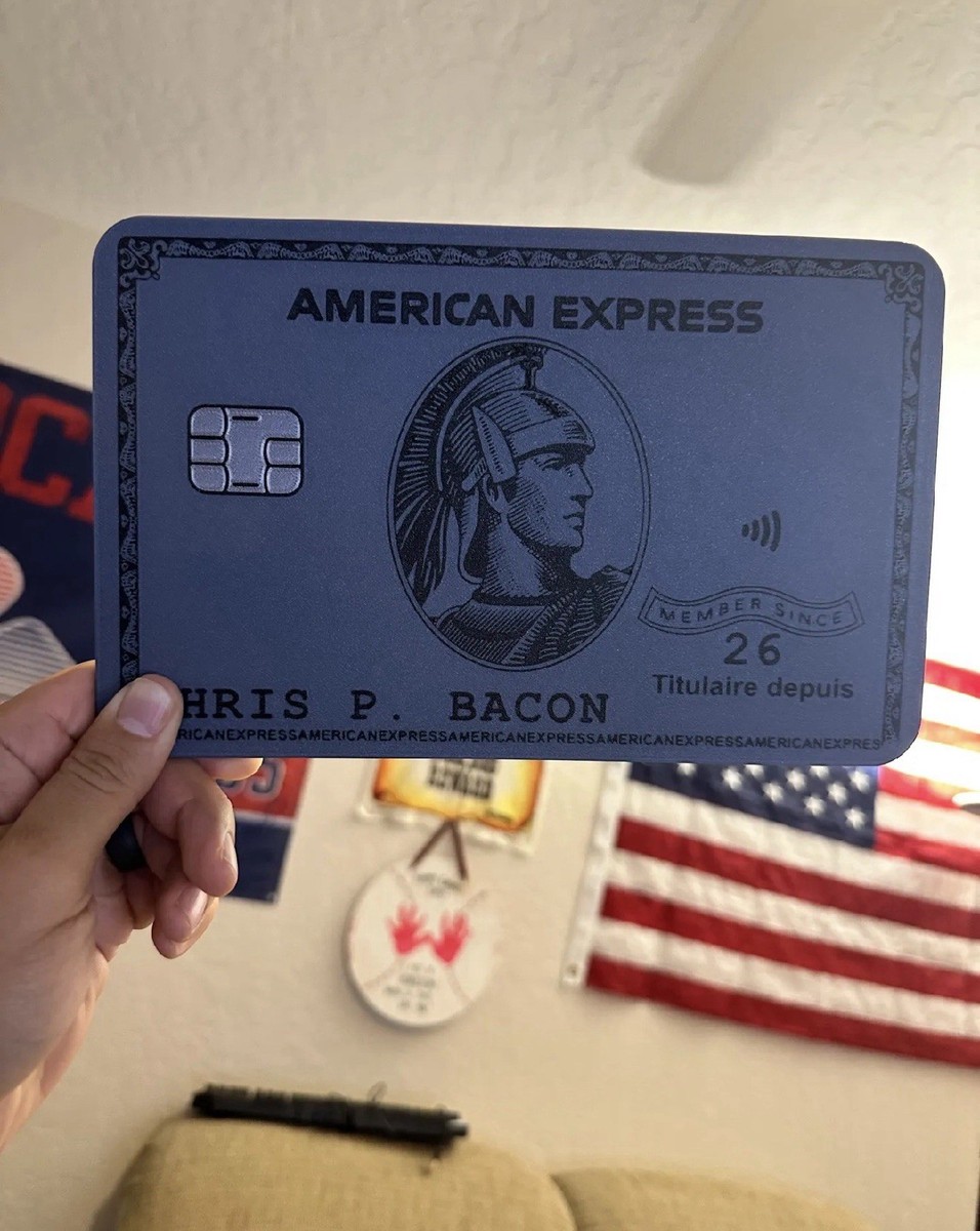 Giant American Express Credit Card | Tap & Pay with your name on