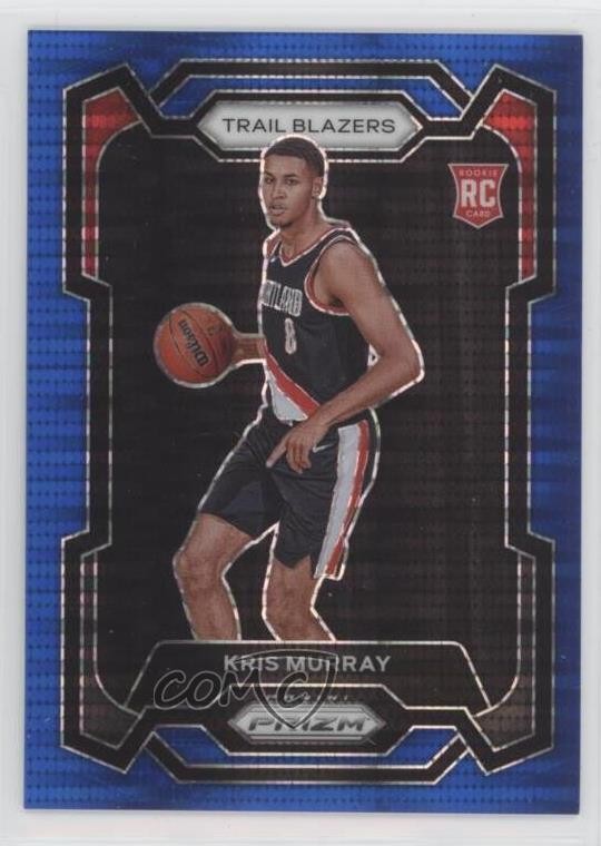 2023-24 Panini Prizm Blue Seismic Prizm 38/99 Kris Murray #142 Rookie RC 1ay2