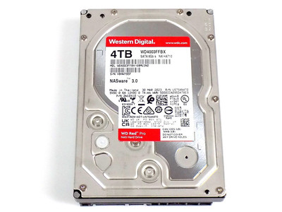 4TB Western Digital WD4003FFBX Red Pro NASware SATA-6Gbs HDD 3.5'' RAID 7200rpm