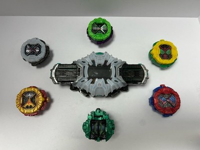 Kamen Rider Zi-O DX Ziku Driver & Ride Watch Holder Ghost Hyper Kabuto Set