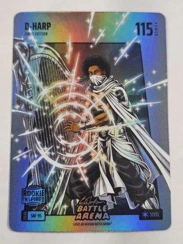 2026 BoBA Battle Arena Silver Steel Battlefoil SP SBF-95 D-Harp Dylan Harper!