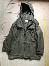 ORIGINAL BUNDESWEHR PARKA OLIV BW JACKE GEF&Uuml;TTERT MIT INNENFUTTER WINTERJACKE