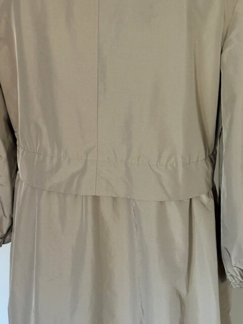 Joan Vaas Women Beige Trench Size Medium