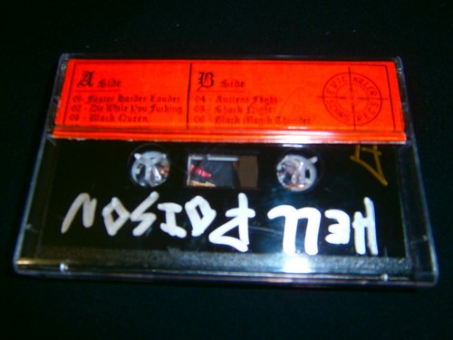 HELL POISON - Ultra Outbreak of Evil. Tape - Picture 4 of 5
