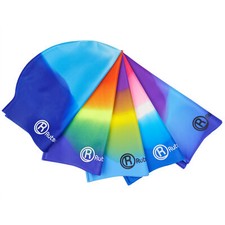 Rutscherlebnis bunte Badekappe 100% Silikon S...