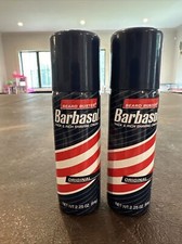 2 Barbasol Original Shaving Cream 2.25 Oz NEW Old Stock Beard Buster Travel