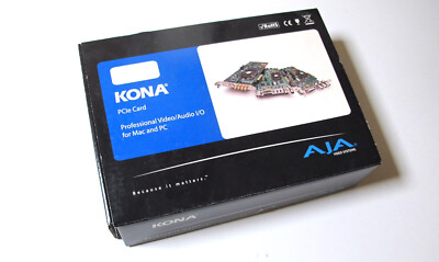 AJA KONA 3G-RO-S04 HD/2k 4:2:2 and 4:4:4 Dual Link PCIe capture card -New in box