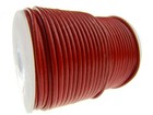 Leather cord (from 0.45 €/m) round 2 mm. Colorful. On roll 50 m or 100 m