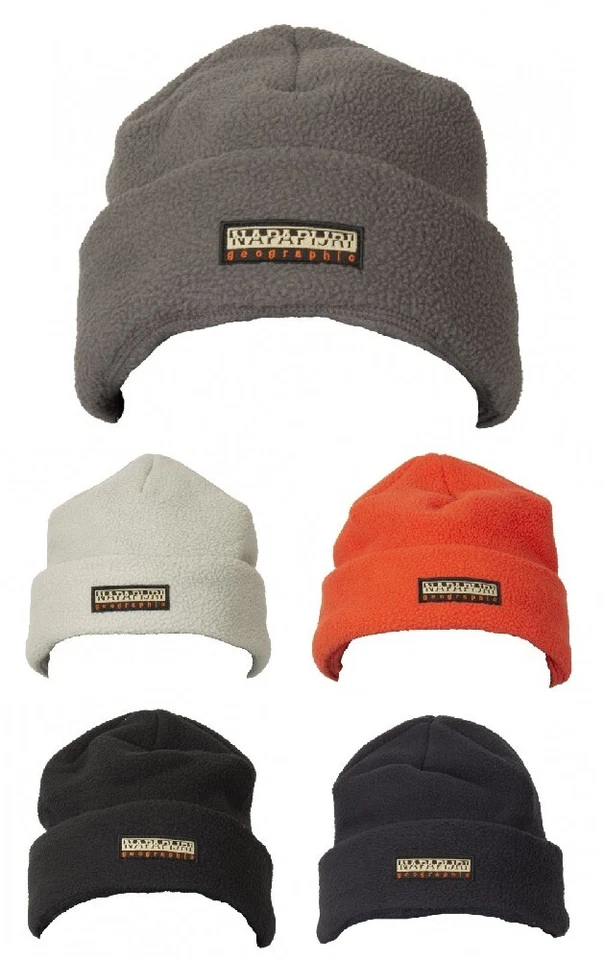 NAPAPIJRI Herren-Mütze mit Umschlag aus weichem und warmem Fleece mit Logo Art.