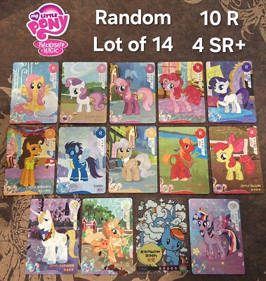 My Little Pony Random Card Lot Of 14 | 10R, 4SR+ | Guaranteed At Least 3 Mane6