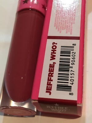 Jeffree Star Velour Liquid Lipstick 0.19 Oz Jeffree Who? Makeup New ￼Rose Mauve