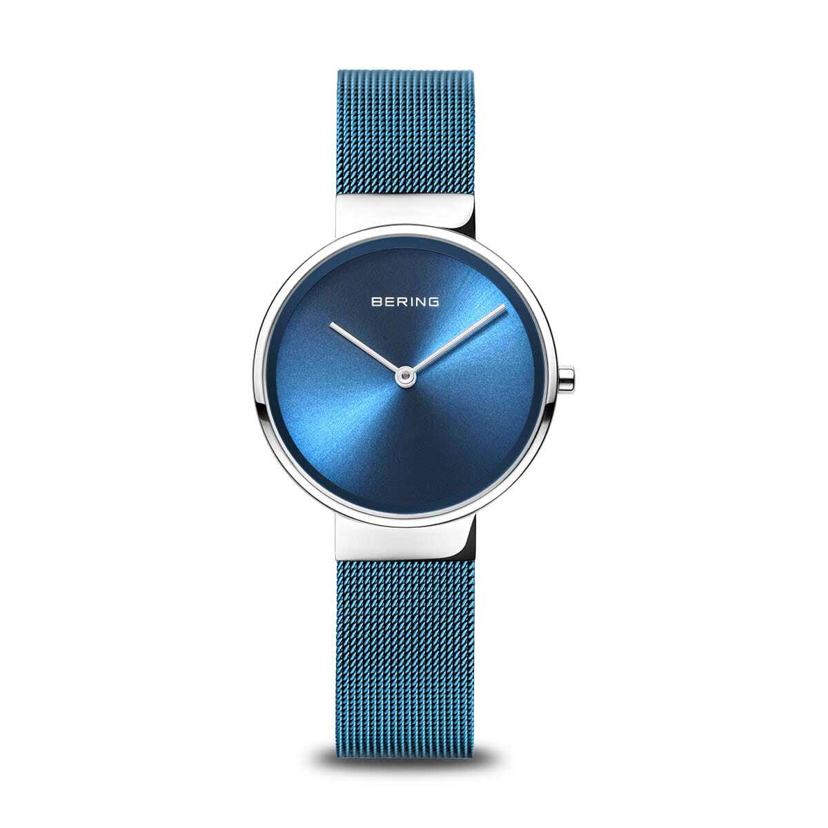 Bering Silver and Blue Women\'s Watch LADIES BLUE STAINLESS STEEL BERING WATCH - Howard main image 4