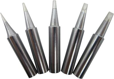 5 PCS Soldering Tips 900M Replace for 936 937 907 FX-600 Milwaukee M12SI-D Ra...