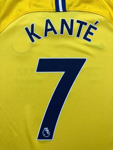 Camiseta de fútbol visitante Chelsea 2018 - 2019 #7 camiseta Kante talla XS - Imagen 11 de 12
